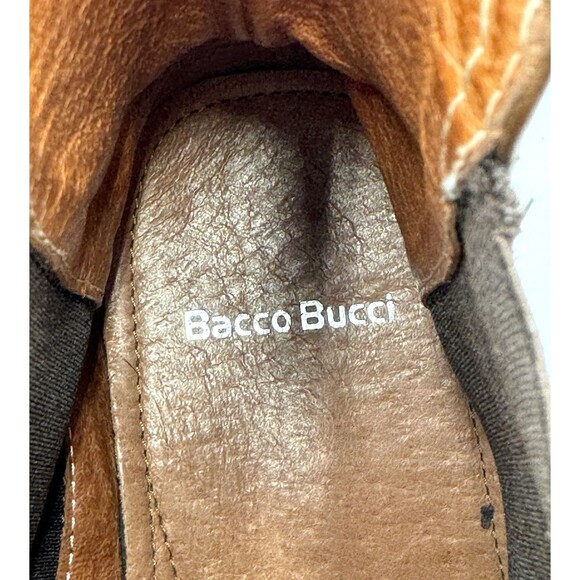 Bacco Bucci Leather Slip On Low Top Brown Boots Men\'s size 11 main image 9